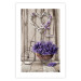 Poster Secret Lavender Bouquet - purple flowers on background of wooden planks 128409 additionalThumb 15