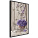 Poster Secret Lavender Bouquet - purple flowers on background of wooden planks 128409 additionalThumb 11