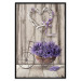 Poster Secret Lavender Bouquet - purple flowers on background of wooden planks 128409 additionalThumb 16