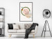 Wall Poster Geometric Landscape - landscape in a circle among abstract shapes 131809 additionalThumb 6