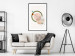 Wall Poster Geometric Landscape - landscape in a circle among abstract shapes 131809 additionalThumb 18