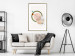 Wall Poster Geometric Landscape - landscape in a circle among abstract shapes 131809 additionalThumb 15