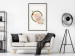 Wall Poster Geometric Landscape - landscape in a circle among abstract shapes 131809 additionalThumb 24