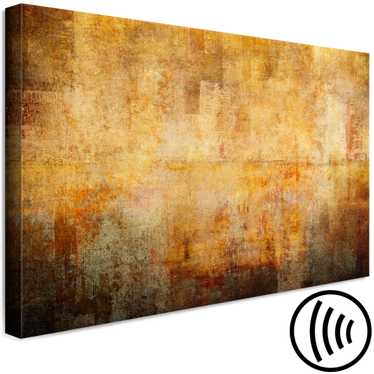 Canvas Print Power of Thoughts (1-piece) Wide - abstract orange texture 134709 additionalImage 6