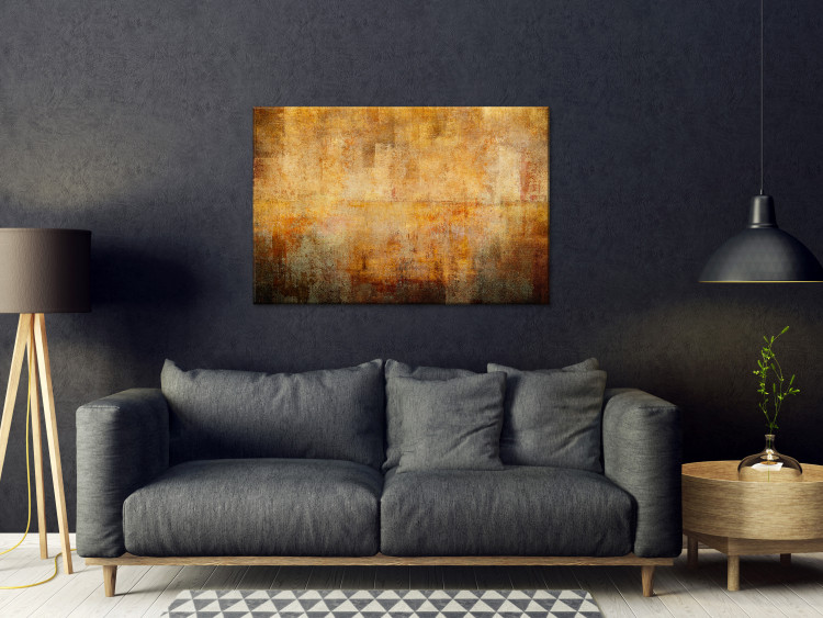Canvas Print Power of Thoughts (1-piece) Wide - abstract orange texture 134709 additionalImage 3