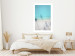 Wall Poster Turquoise Morning - seaside landscape with vivid shadow of palms 135309 additionalThumb 18