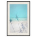 Wall Poster Turquoise Morning - seaside landscape with vivid shadow of palms 135309 additionalThumb 17