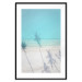 Wall Poster Turquoise Morning - seaside landscape with vivid shadow of palms 135309 additionalThumb 14
