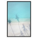 Wall Poster Turquoise Morning - seaside landscape with vivid shadow of palms 135309 additionalThumb 10