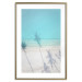 Wall Poster Turquoise Morning - seaside landscape with vivid shadow of palms 135309 additionalThumb 16