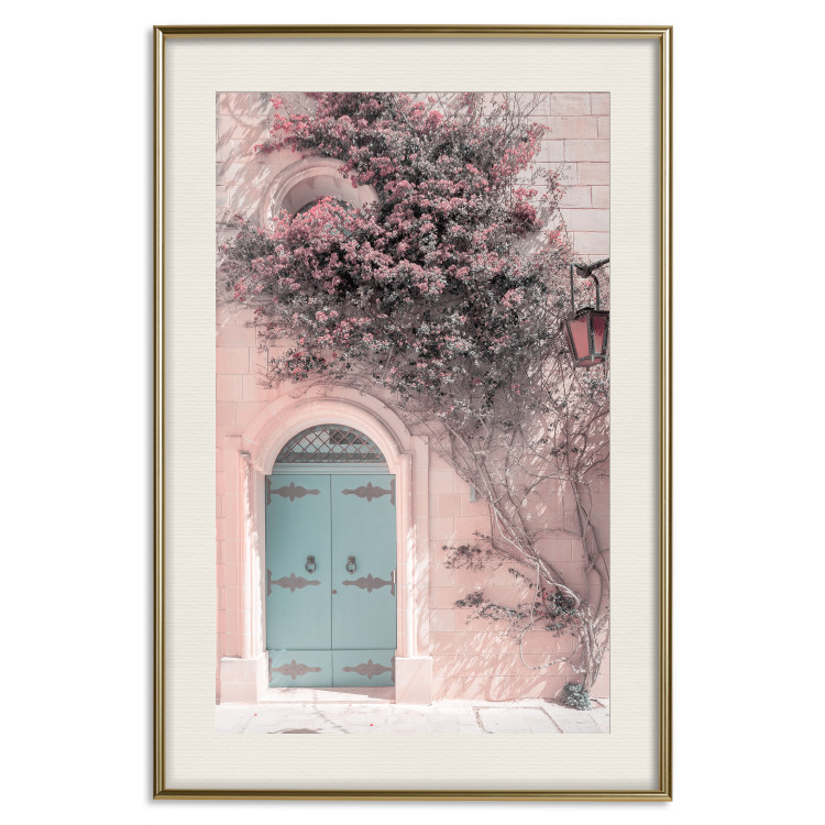 Wall Poster Blue Doors - summer landscape overlooking Italian architecture 135909 additionalImage 20