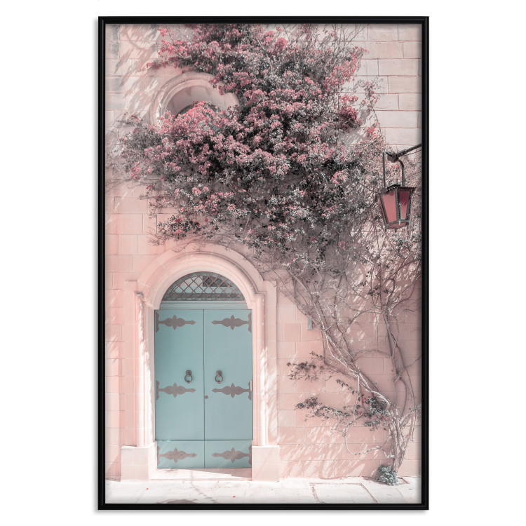 Wall Poster Blue Doors - summer landscape overlooking Italian architecture 135909 additionalImage 18