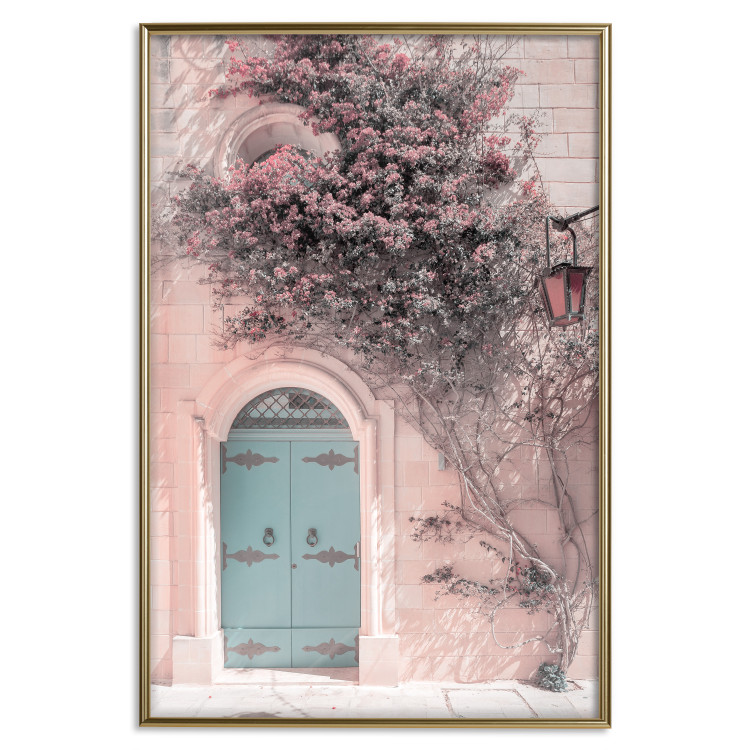 Wall Poster Blue Doors - summer landscape overlooking Italian architecture 135909 additionalImage 16