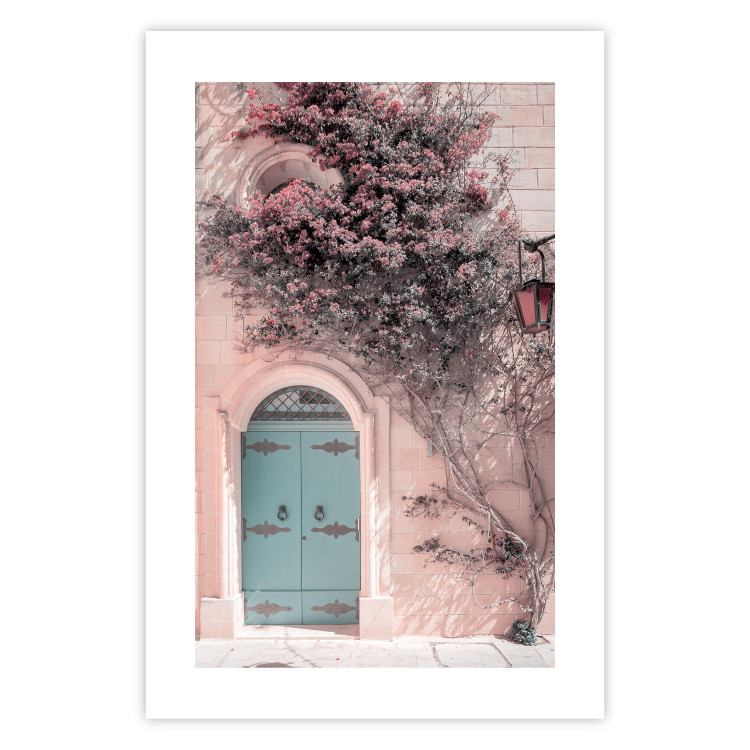 Wall Poster Blue Doors - summer landscape overlooking Italian architecture 135909 additionalImage 27