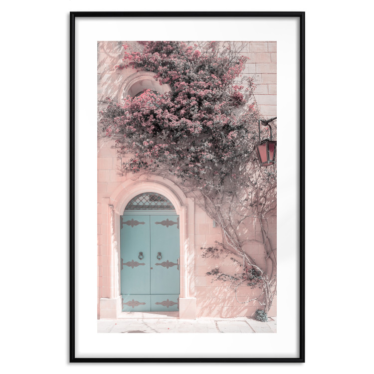 Wall Poster Blue Doors - summer landscape overlooking Italian architecture 135909 additionalImage 17