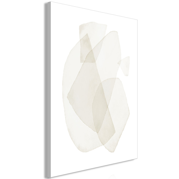 Canvas Beige shapes - Boho Abstraction stylized on watercolor 136009 additionalImage 2