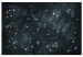 Canvas Stars (1-piece) - space landscape with names of zodiac signs 145309