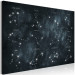 Canvas Stars (1-piece) - space landscape with names of zodiac signs 145309 additionalThumb 2