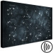 Canvas Stars (1-piece) - space landscape with names of zodiac signs 145309 additionalThumb 6