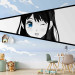 Photo Wallpaper Manga Style Girl - Comic Book Character Against a Blue Sky 145509 additionalThumb 4
