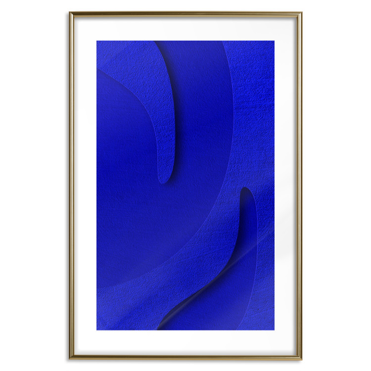 Wall Poster Abstract Relief - Blue Structure of Matter and 3D Shapes 149709 additionalImage 20