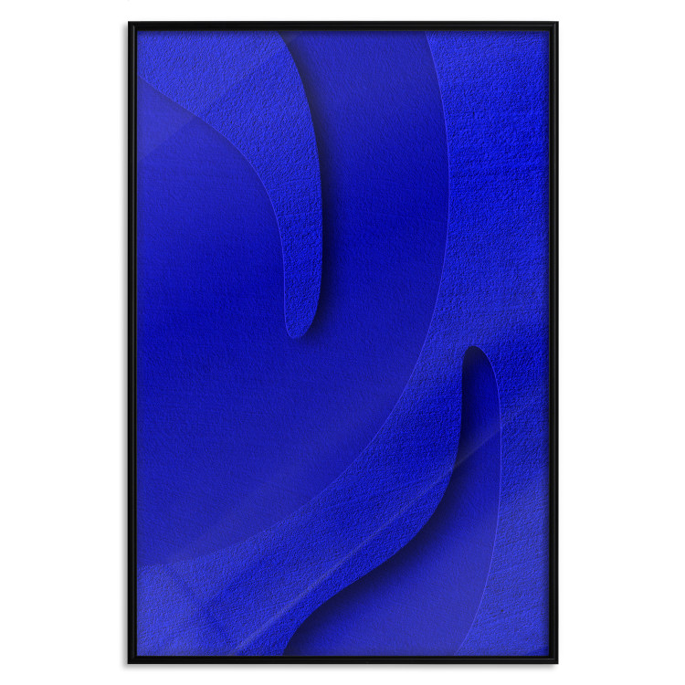Wall Poster Abstract Relief - Blue Structure of Matter and 3D Shapes 149709 additionalImage 24