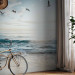 Wall Mural Lonely Beach - Seascape With Rough Waves and Birds 160009 additionalThumb 7