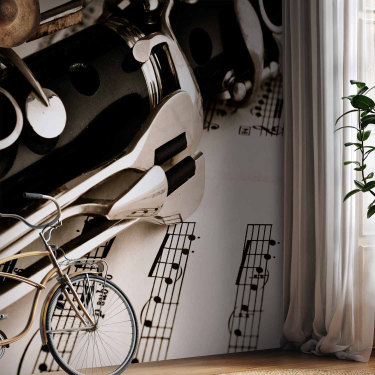 Wall Mural Clarinet and music notes 61109 additionalImage 7