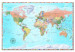 Decorative Pinboard Maps: The World of Diversity [Cork Map] 98009