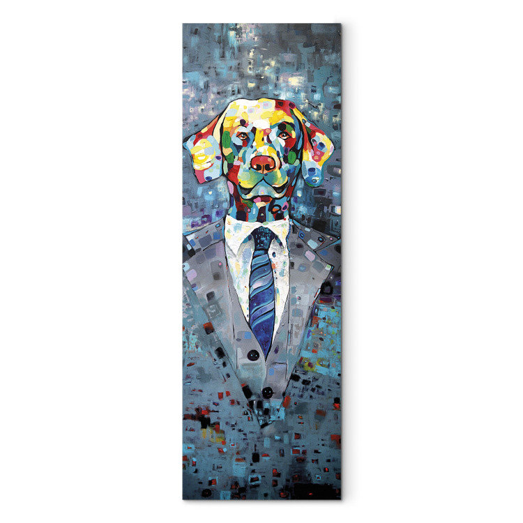 Canvas Art Print Dog in a Suit 106919