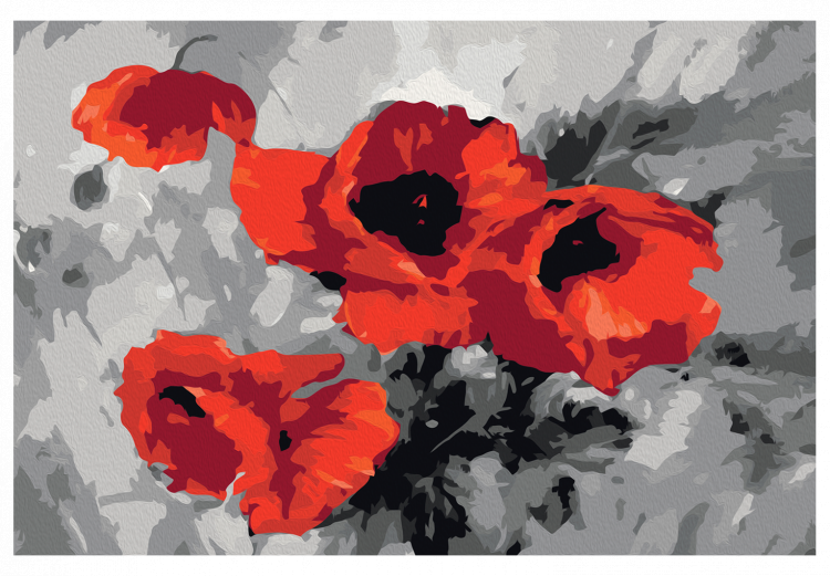 Paint by number Bouquet of Poppies 107519 additionalImage 7