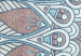 Canvas Art Print Oriental Circle (1-part) Narrow - Japanese Motif Mandala 108019 additionalThumb 4