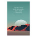 Wall Poster He who never made a mistake - mountains and motivational English quote 114419