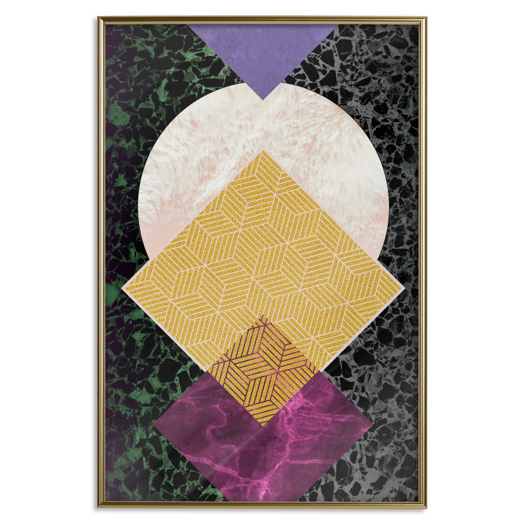 Wall Poster Terrazzo Geometry - colorful geometric abstraction in various designs 117219 additionalImage 26