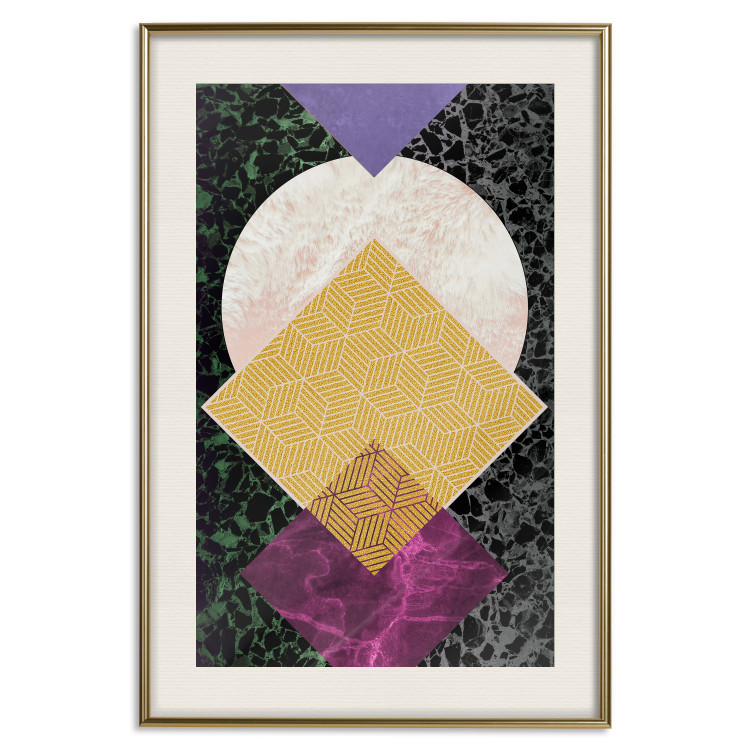 Wall Poster Terrazzo Geometry - colorful geometric abstraction in various designs 117219 additionalImage 21