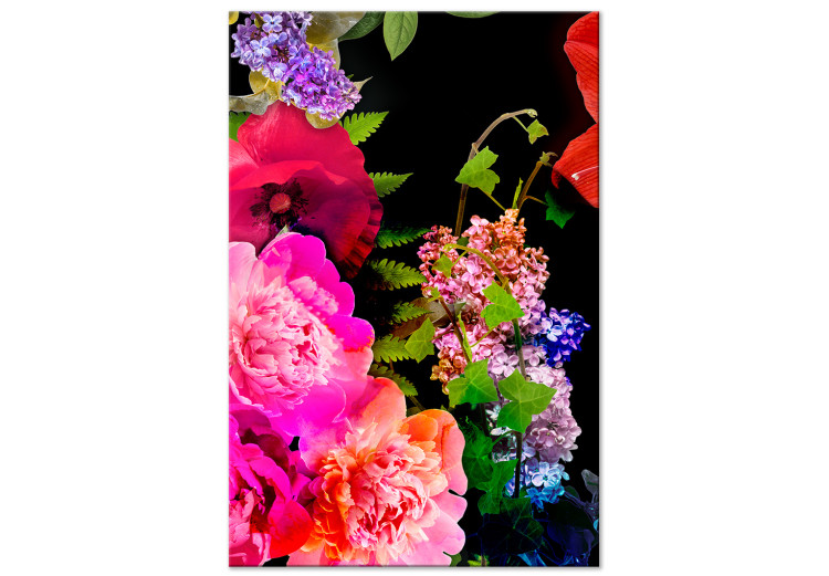 Canvas Art Print The power of nature - bright colours of flowers and vegetation 118319