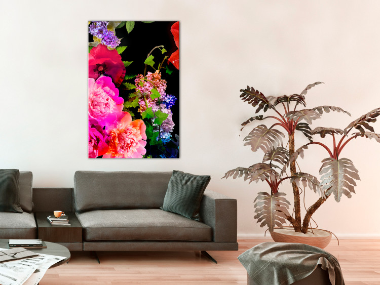 Canvas Art Print The power of nature - bright colours of flowers and vegetation 118319 additionalImage 3