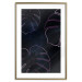 Poster Galactic Monstera - abstract neon monstera leaf in space 122619 additionalThumb 14