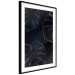 Poster Galactic Monstera - abstract neon monstera leaf in space 122619 additionalThumb 11