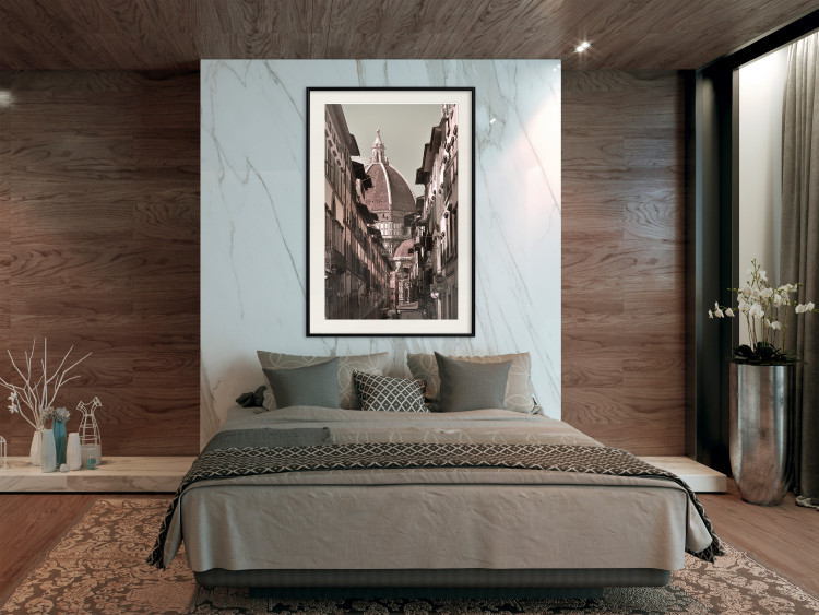 Wall Poster Florence - street architecture in Italy with backdrop of historic palace 123619 additionalImage 22
