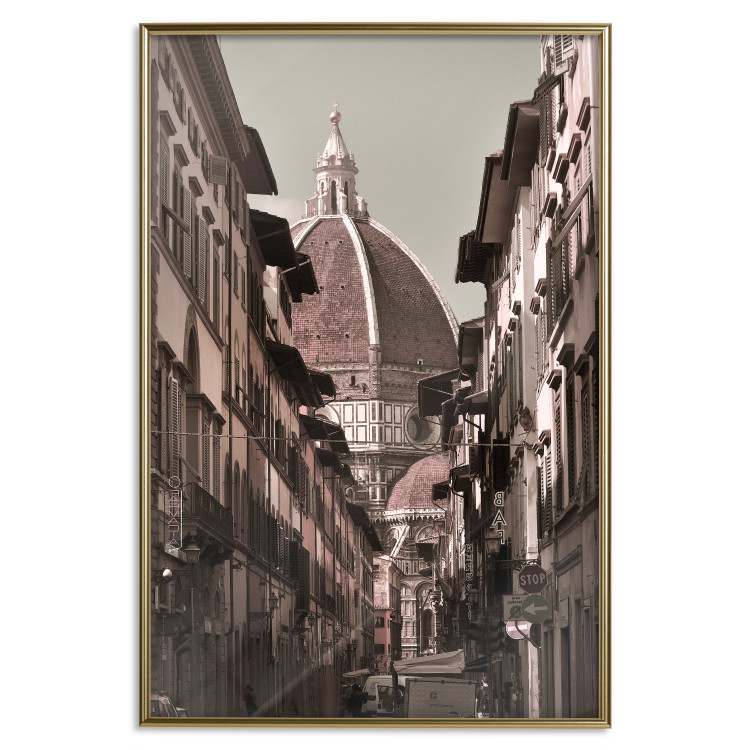 Wall Poster Florence - street architecture in Italy with backdrop of historic palace 123619 additionalImage 20