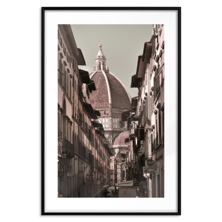 Wall Poster Florence - street architecture in Italy with backdrop of historic palace 123619 additionalImage 15