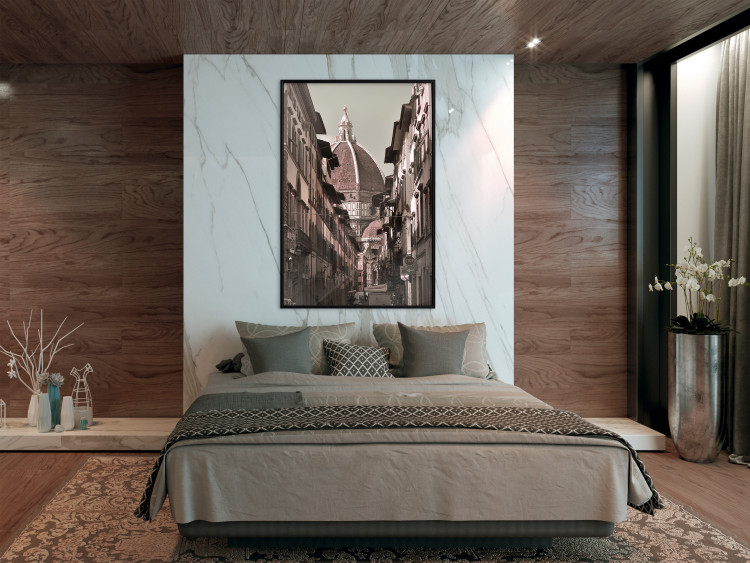 Wall Poster Florence - street architecture in Italy with backdrop of historic palace 123619 additionalImage 3