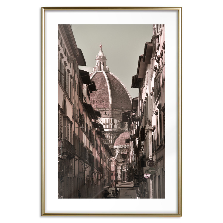 Wall Poster Florence - street architecture in Italy with backdrop of historic palace 123619 additionalImage 14
