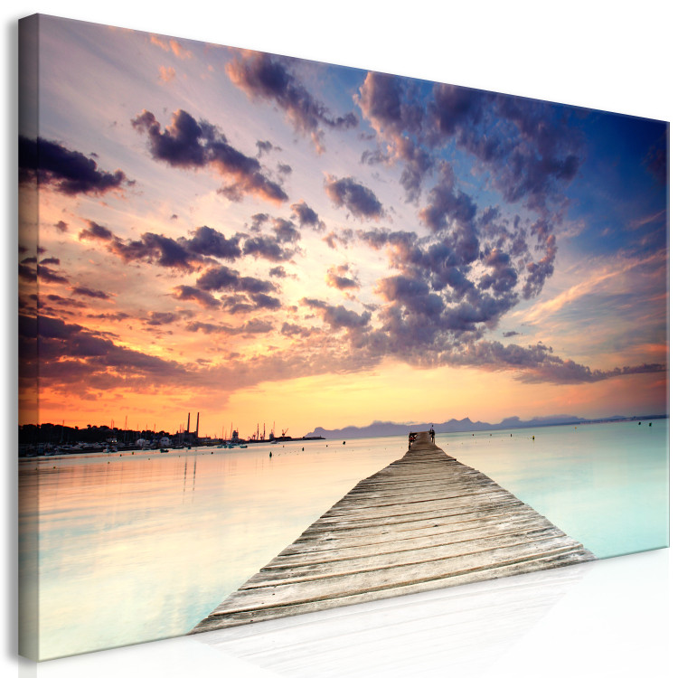 Large canvas print Pier on the Caribbean II [Large Format] 128719 additionalImage 3