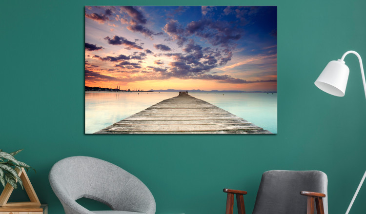 Large canvas print Pier on the Caribbean II [Large Format] 128719 additionalImage 6