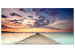 Large canvas print Pier on the Caribbean II [Large Format] 128719