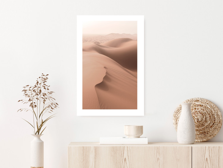 Wall Poster Sandy Space - landscape of sand dunes on brown desert 129719 additionalImage 5