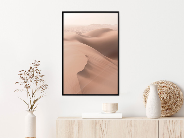 Wall Poster Sandy Space - landscape of sand dunes on brown desert 129719 additionalImage 4