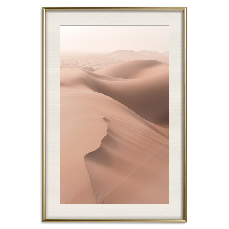 Wall Poster Sandy Space - landscape of sand dunes on brown desert 129719 additionalImage 23